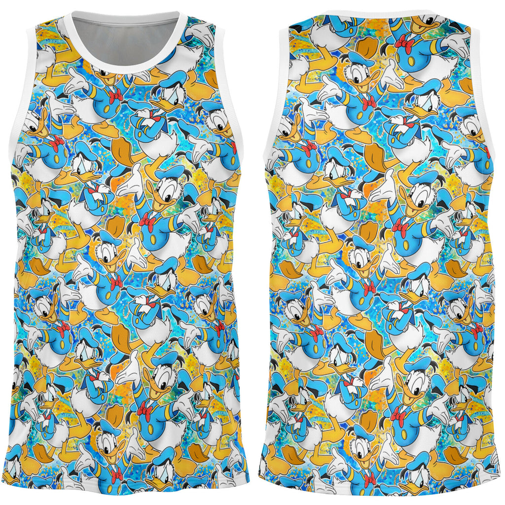 Donald Duck - Basketball Jersey