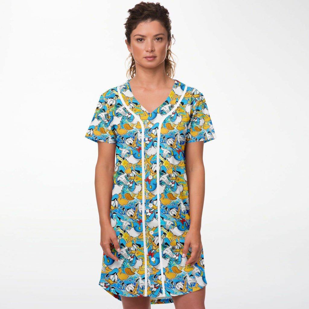 Donald Duck - Baseball Jersey Dress
