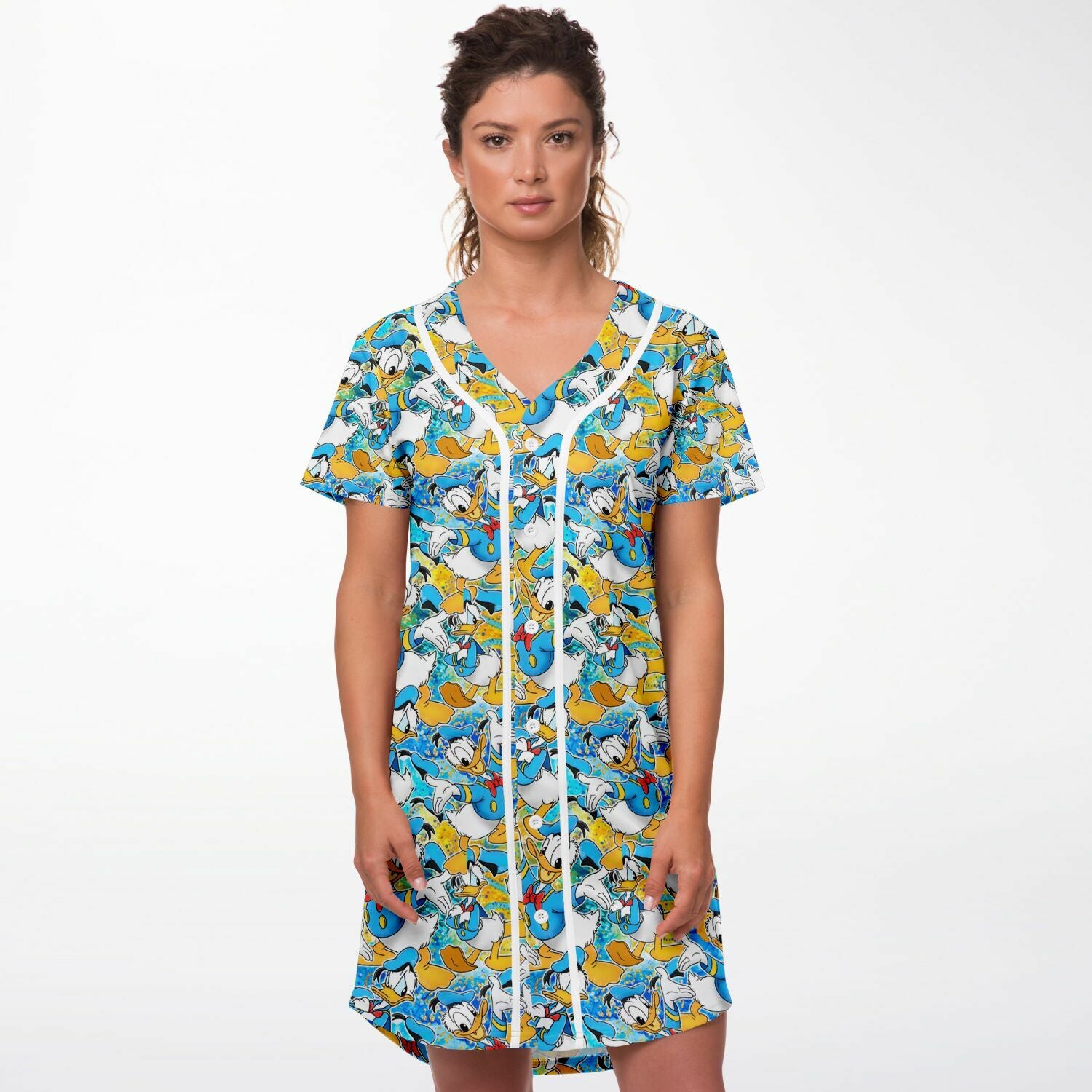 Donald Duck - Baseball Jersey Dress