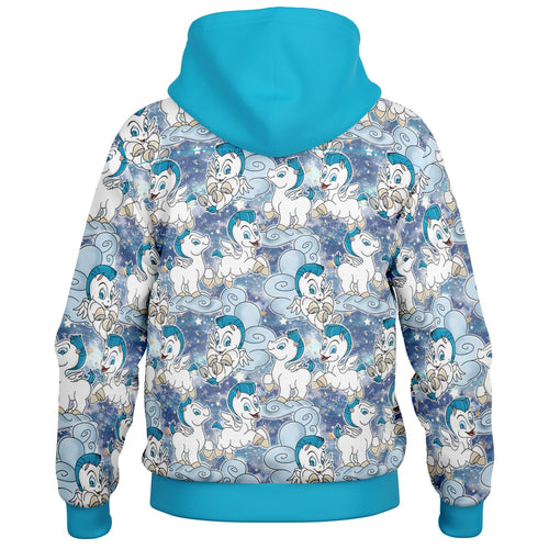 Baby Pegasus - Hooded Baseball Jacket