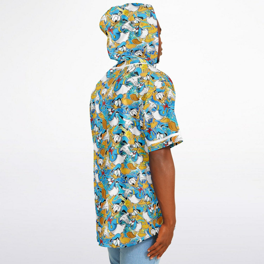 Donald Duck - Hooded Baseball Jersey