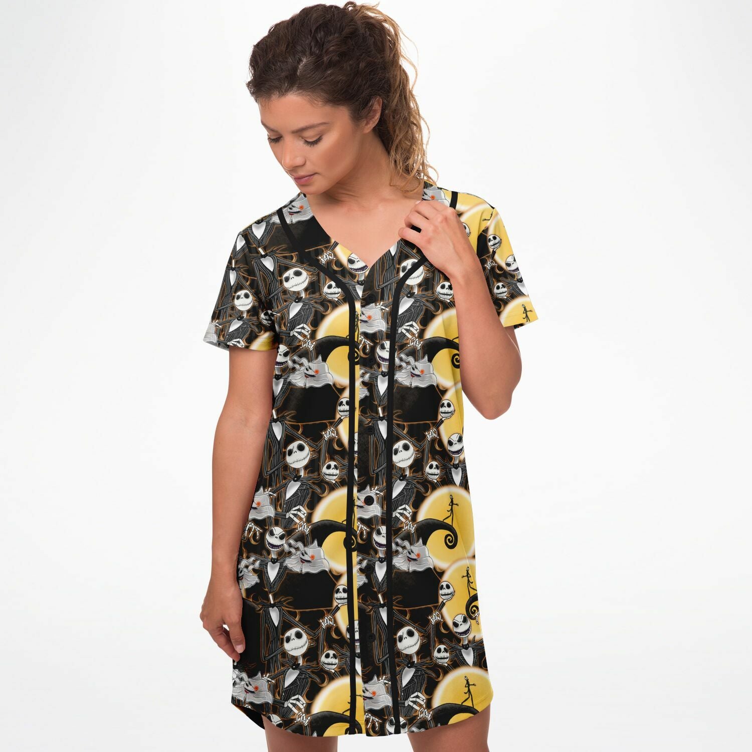Jack Skellington - Baseball Jersey Dress