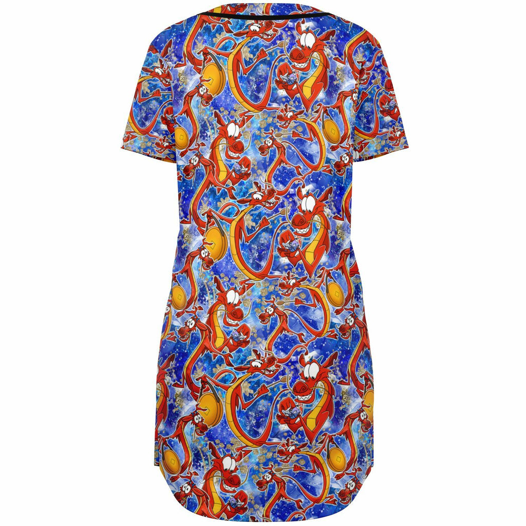 Mushu - Baseball Jersey Dress