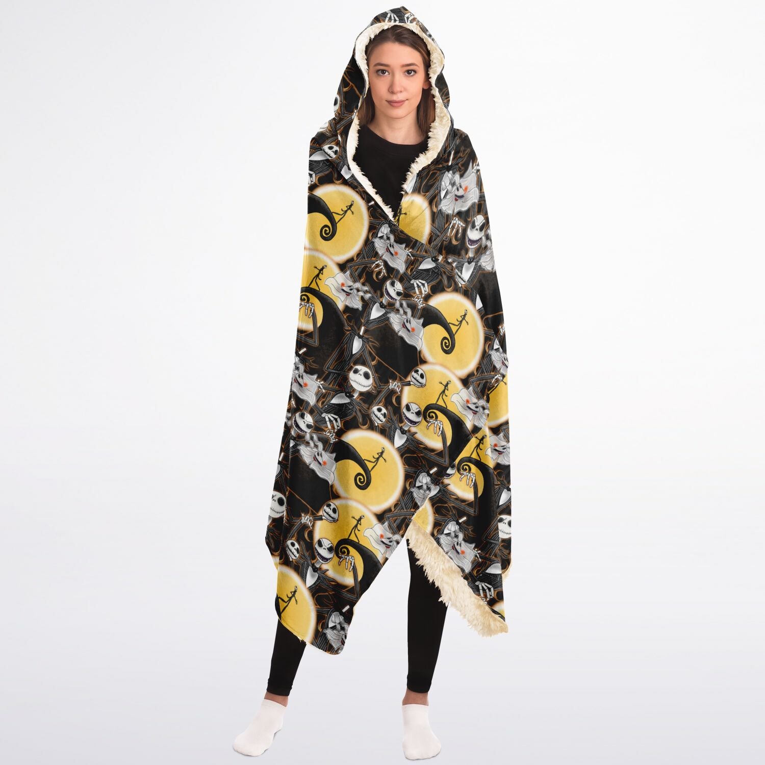 Jack Skellington - Hooded Blanket Sherpa