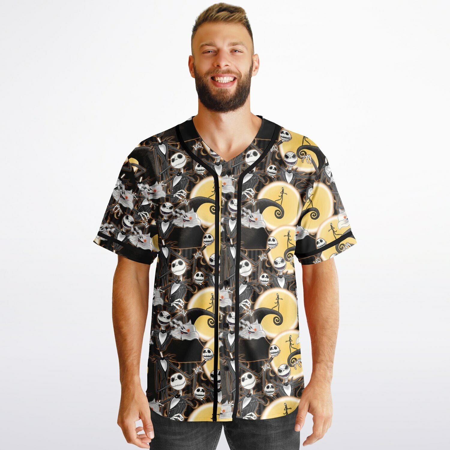 Jack Skellington - Reversible Baseball Jersey