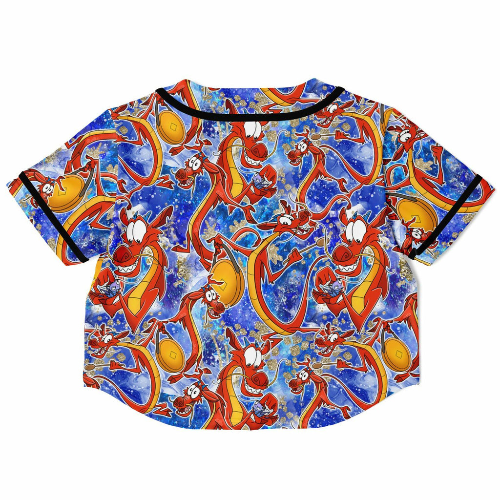 Mushu - Cropped Baseball Jersey