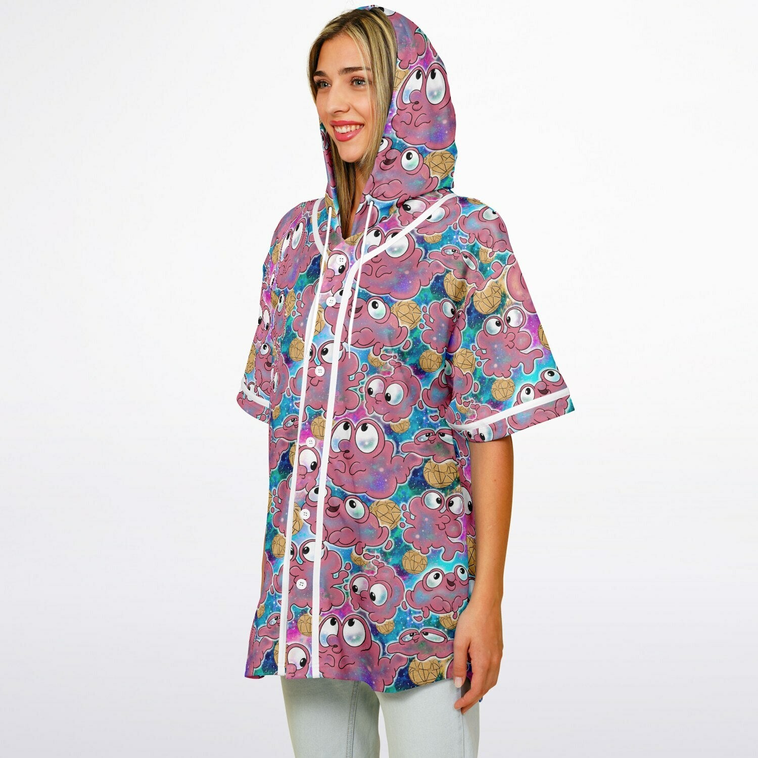 Morphie -  Hooded Baseball Jersey