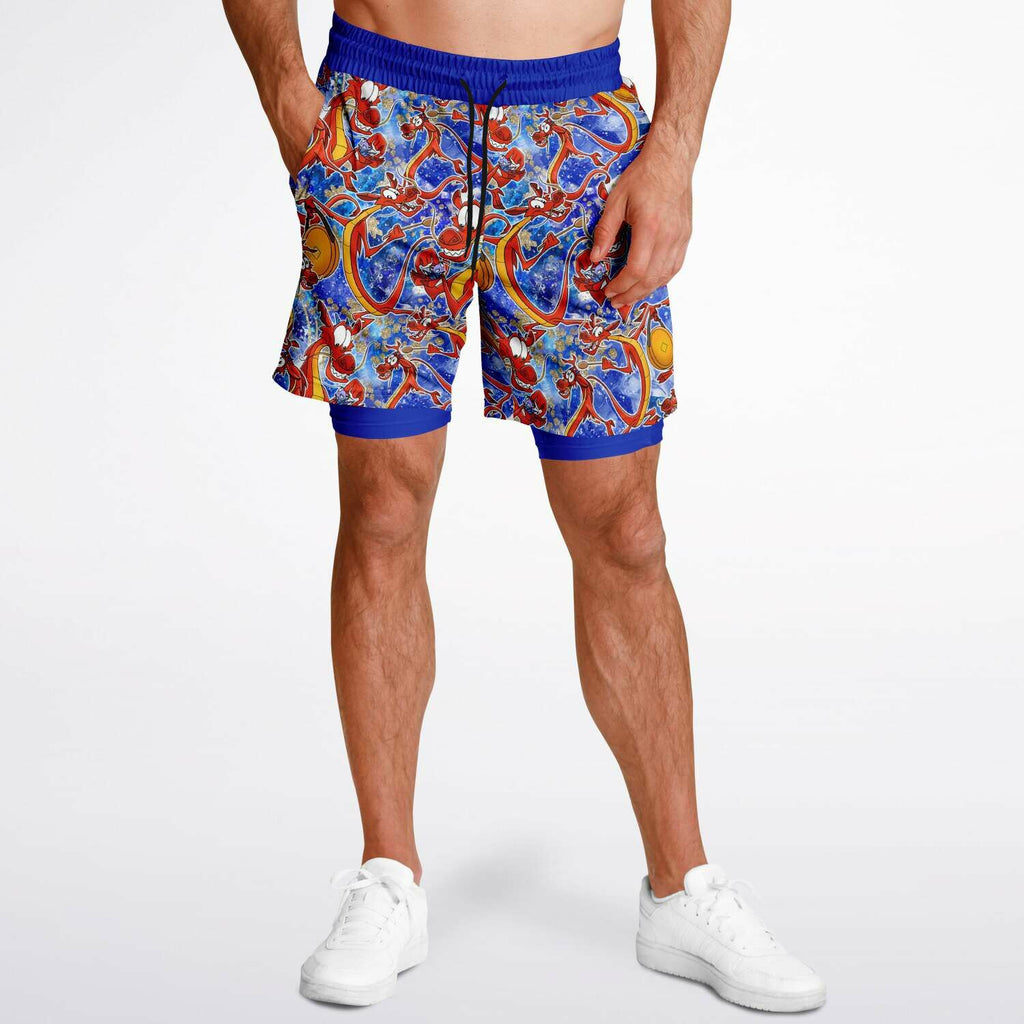 Mushu - Men's 2-in-1 Shorts