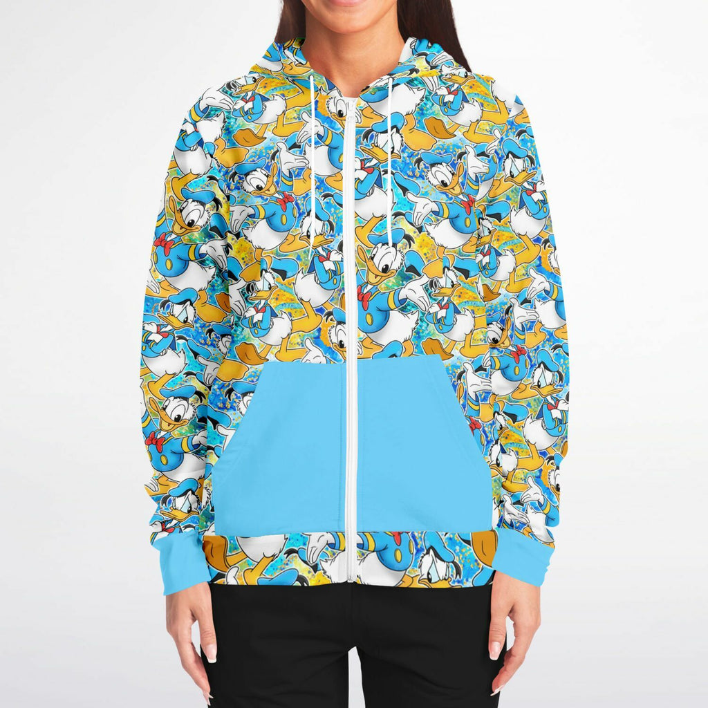 Donald Duck - Zip-Up Hoodie