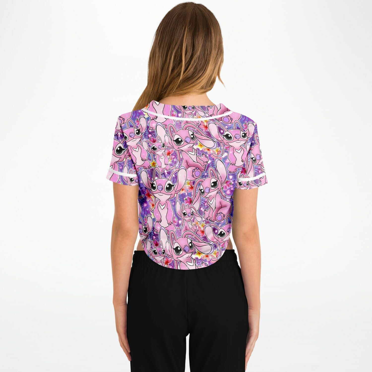 Angel - Cropped Baseball Jersey