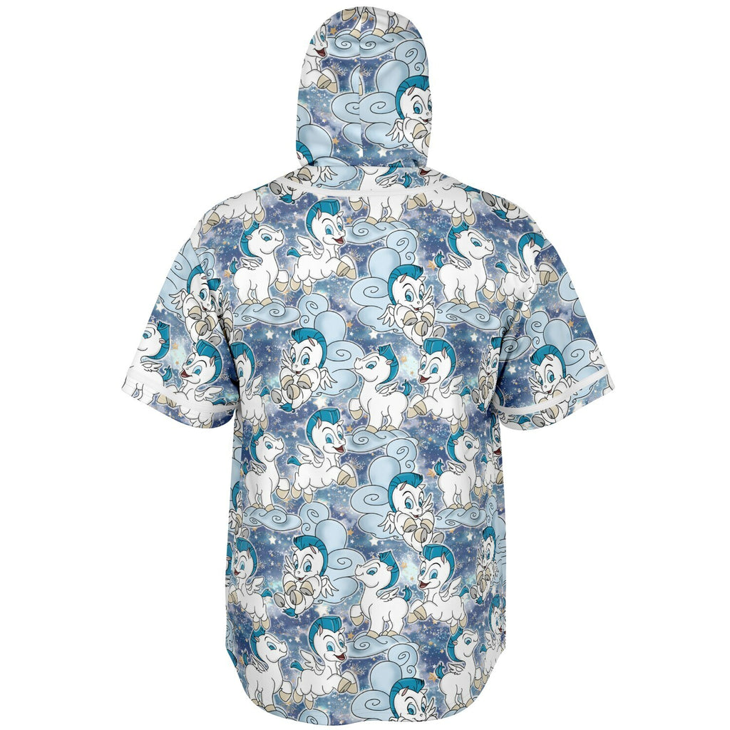 Baby Pegasus - Hooded Baseball Jersey