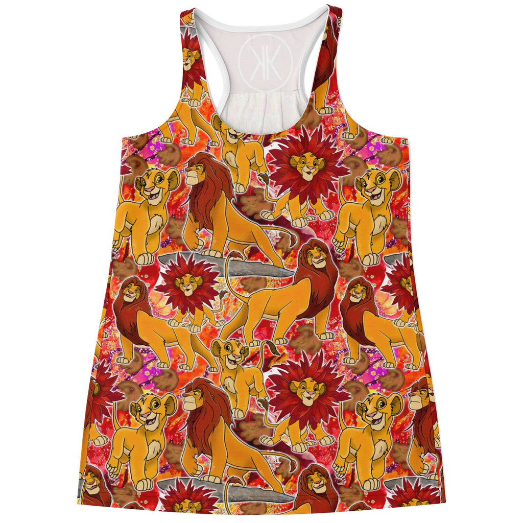 Simba - Flowy Racerback Tank Top