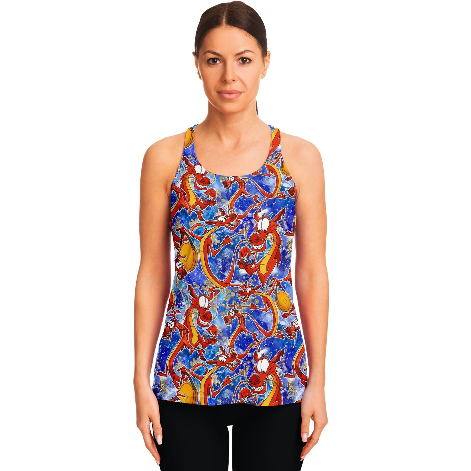Mushu - Flowy Racerback Tank Top