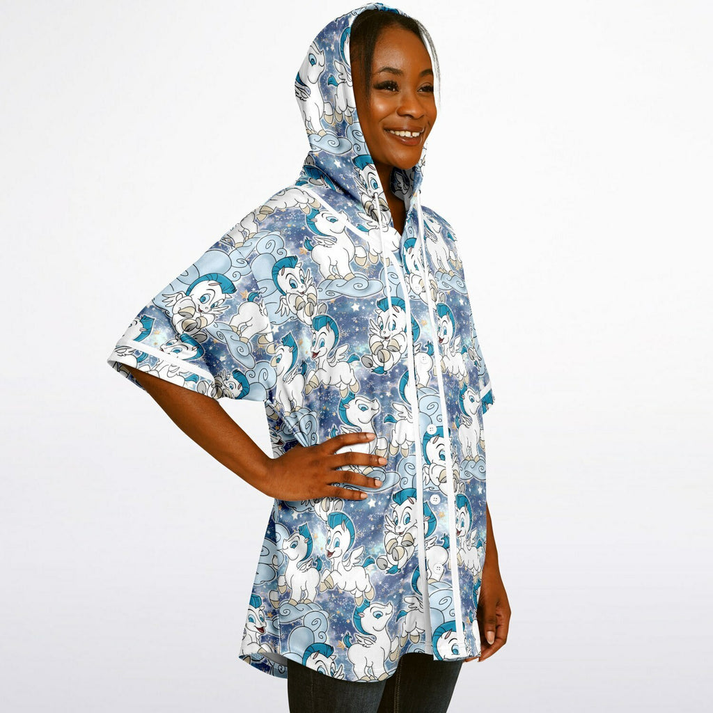 Baby Pegasus - Hooded Baseball Jersey