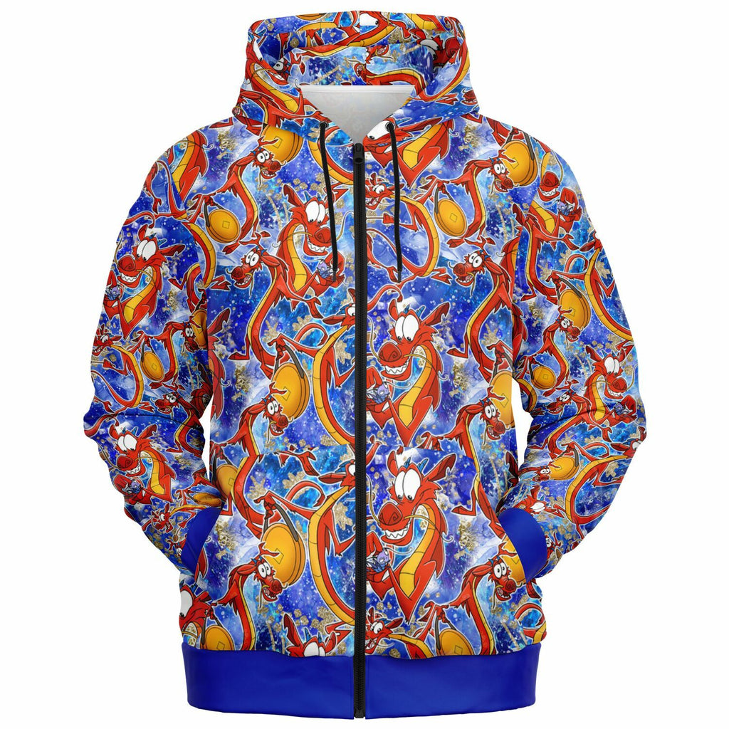 Mushu - Zip-Up Hoodie