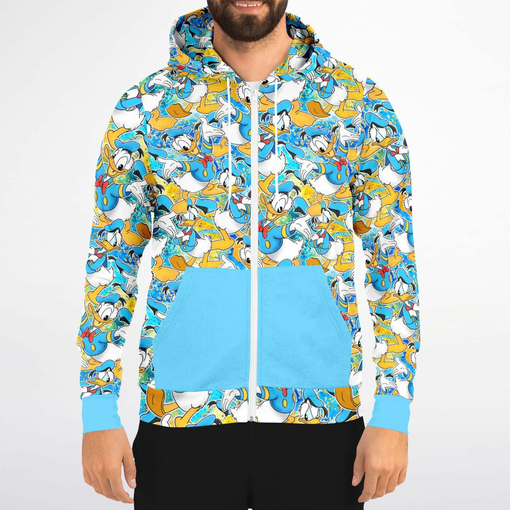 Donald Duck - Zip-Up Hoodie