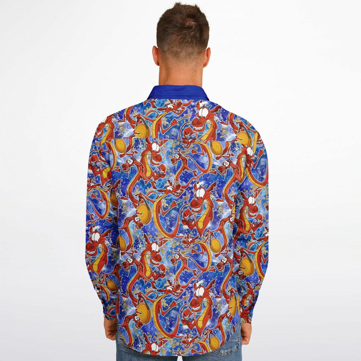 Mushu - Long Sleeve Button Down Shirt