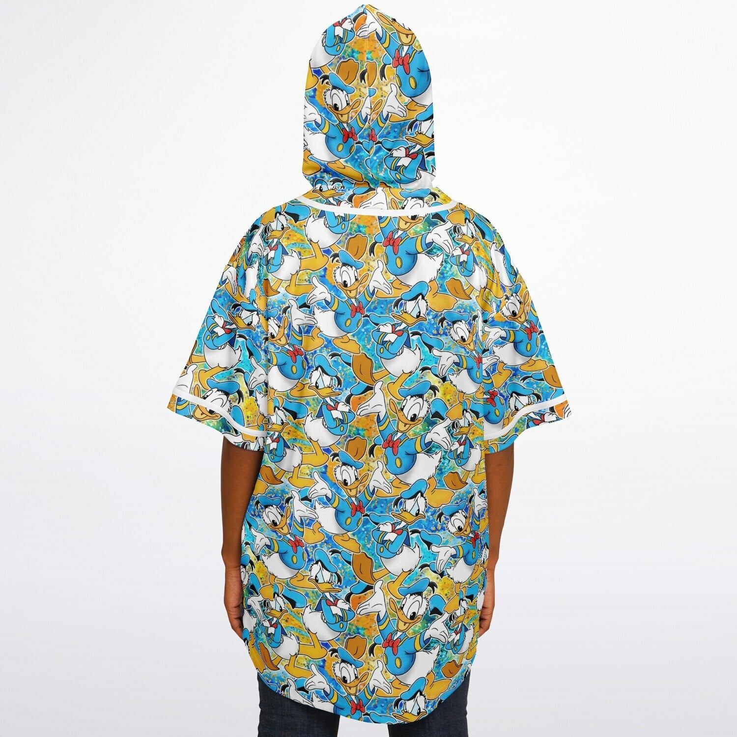 Donald Duck - Hooded Baseball Jersey