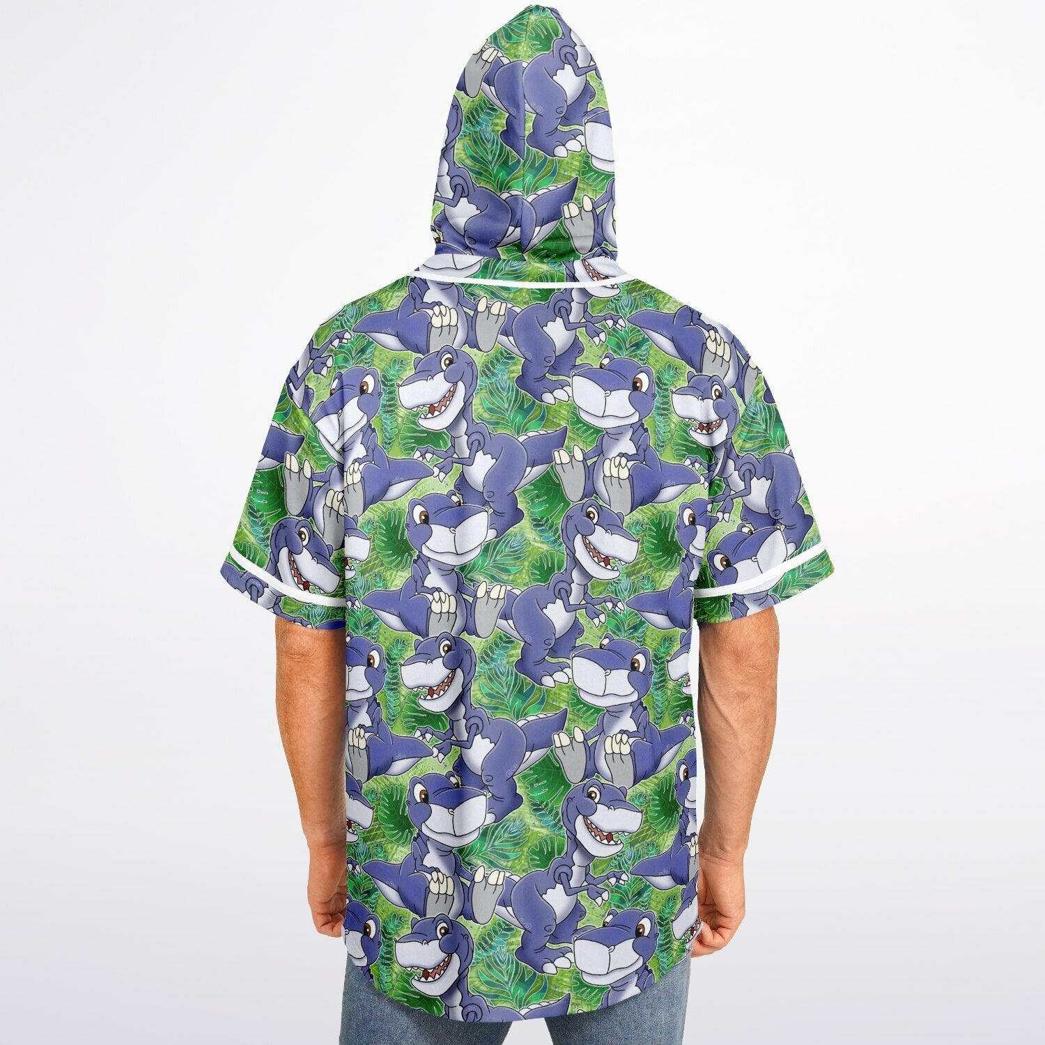 Chomper - Hooded Baseball Jersey