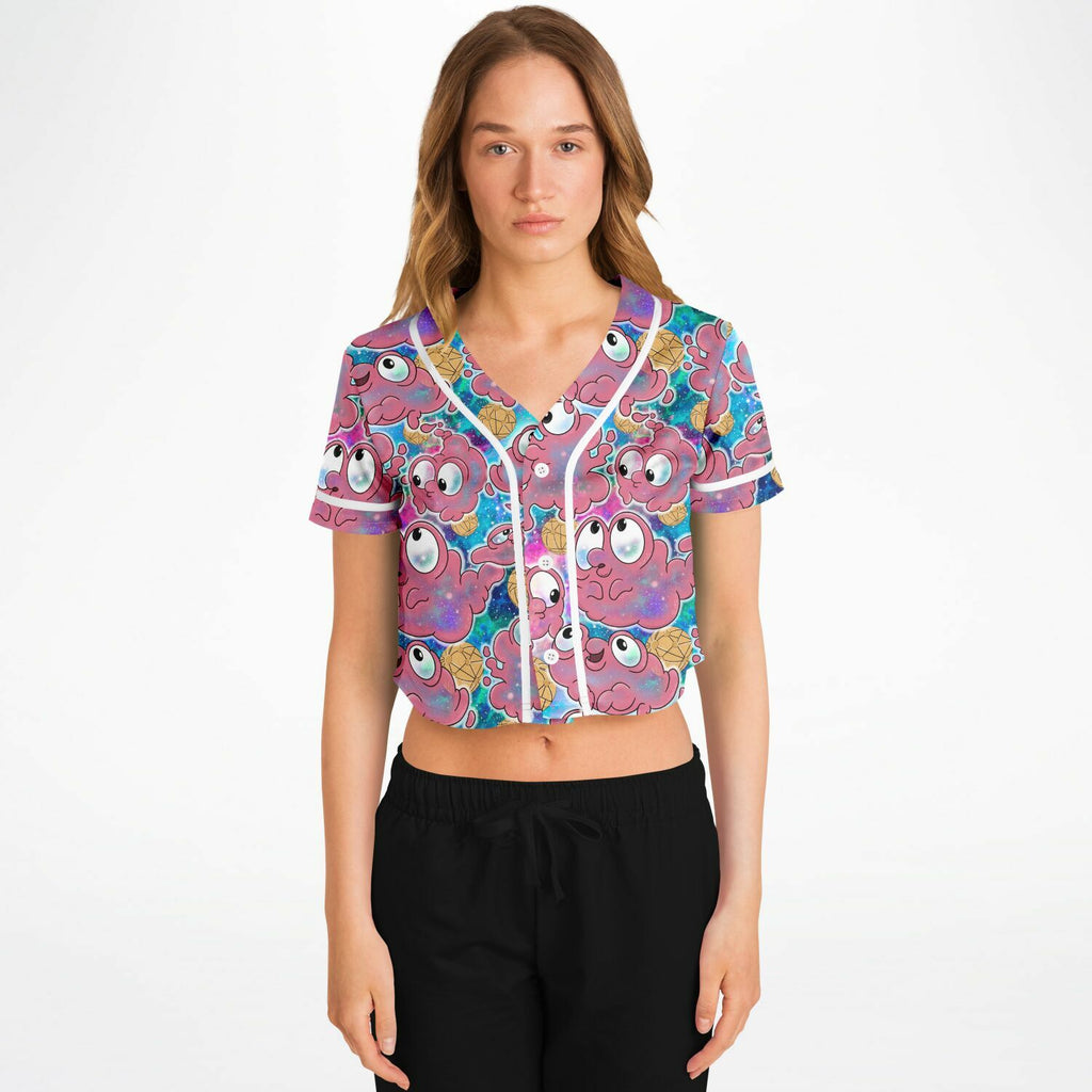 Morphie - Cropped Baseball Jersey