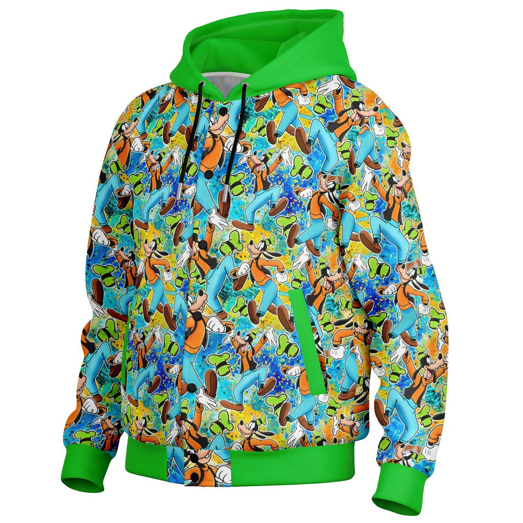 Goofy - Hooded Baseball Jacket