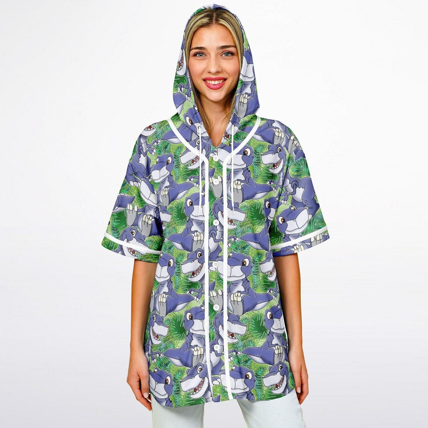 Chomper - Hooded Baseball Jersey