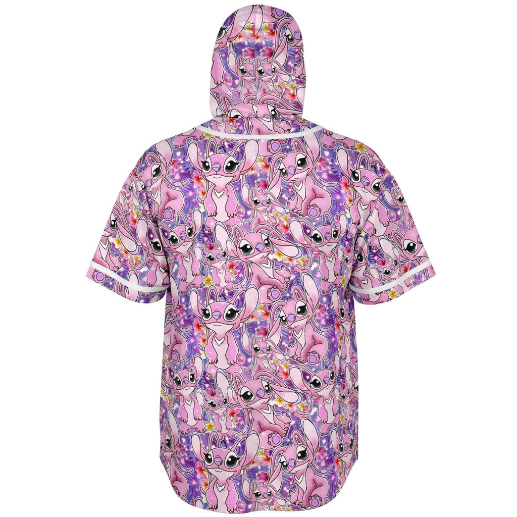 Angel - Hooded Baseball Jersey