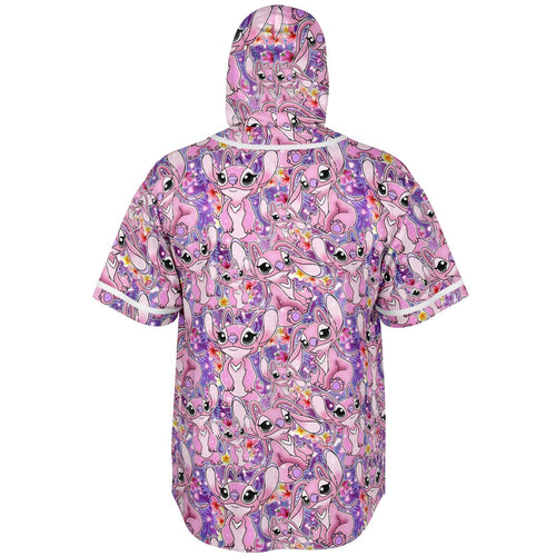 Angel - Hooded Baseball Jersey