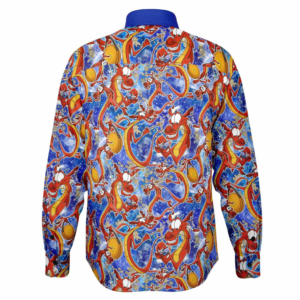 Mushu - Long Sleeve Button Down Shirt