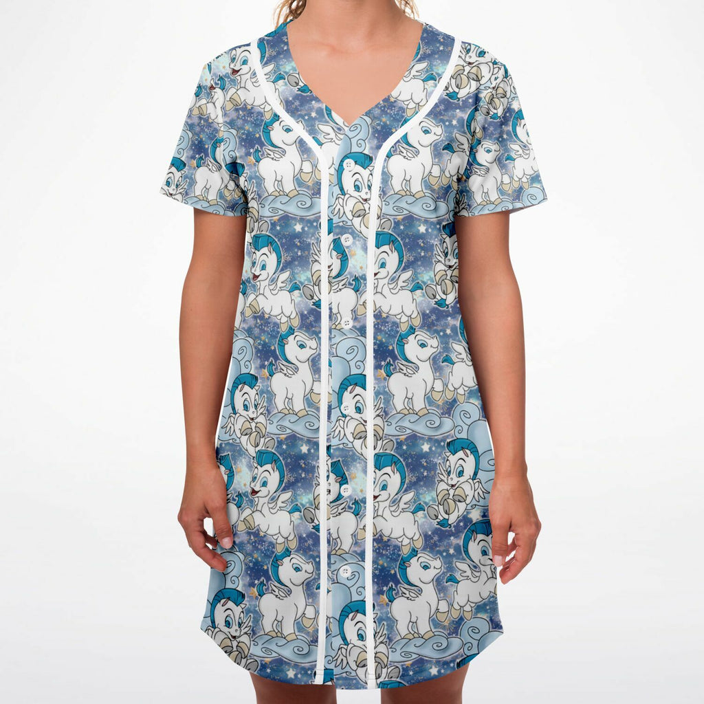 Baby Pegasus - Baseball Jersey Dress