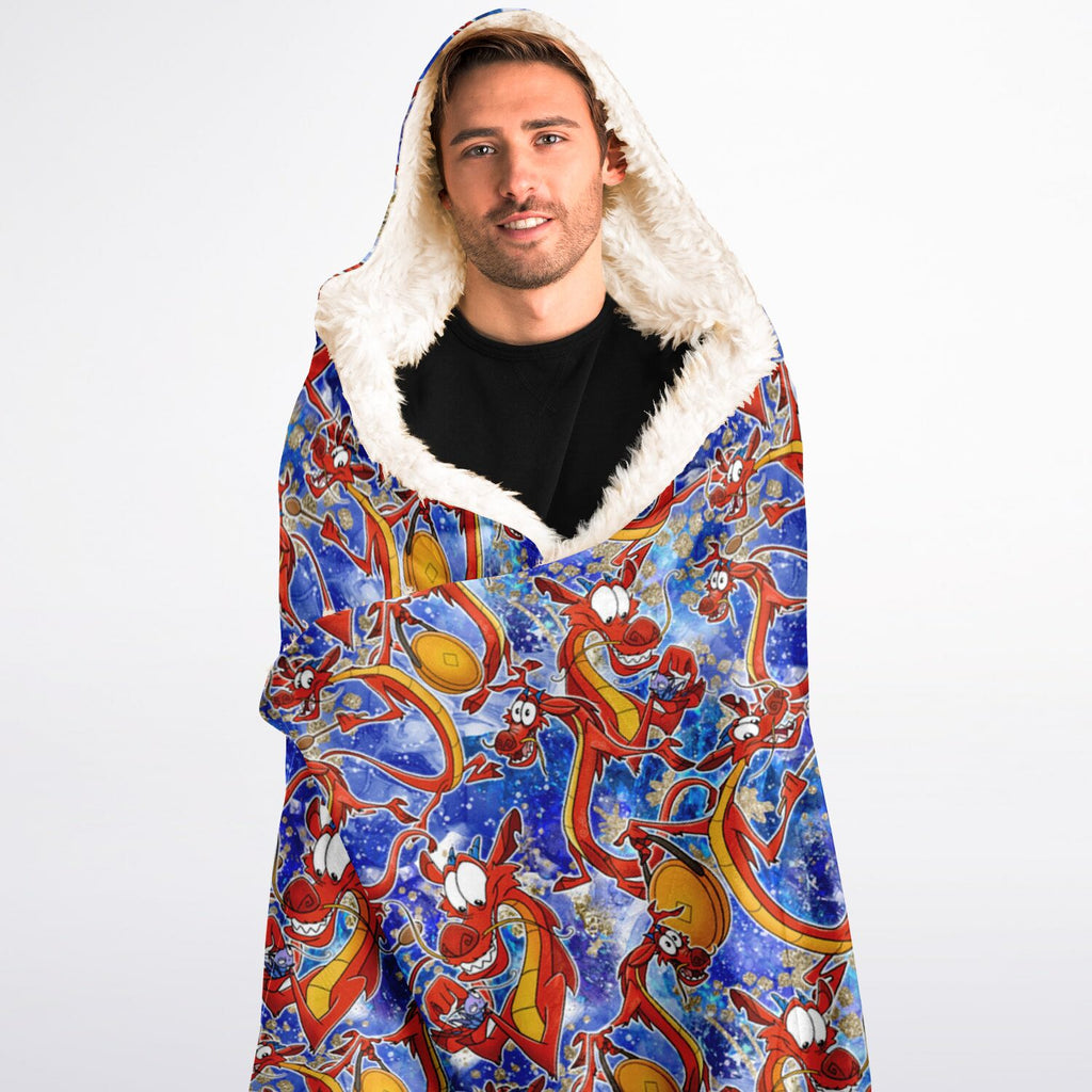 Mushu - Hooded Blanket Sherpa