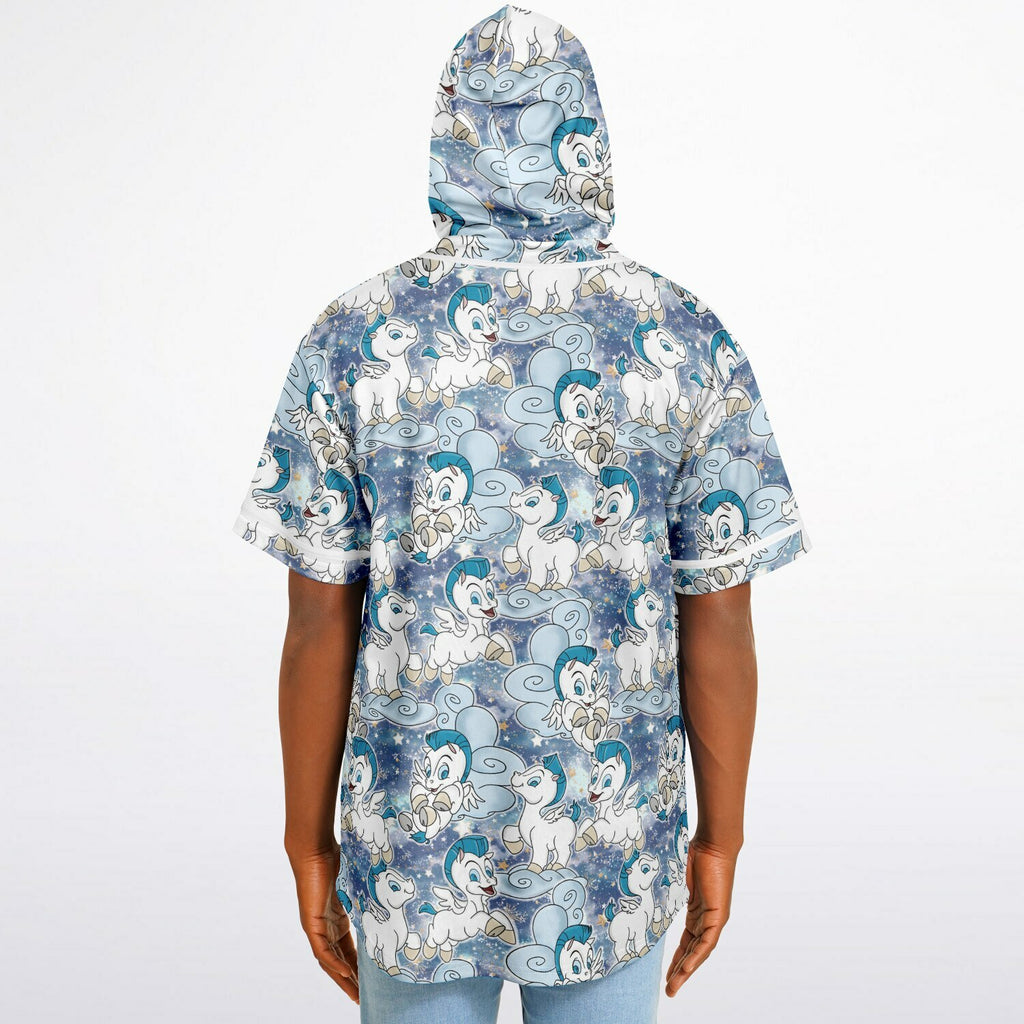 Baby Pegasus - Hooded Baseball Jersey