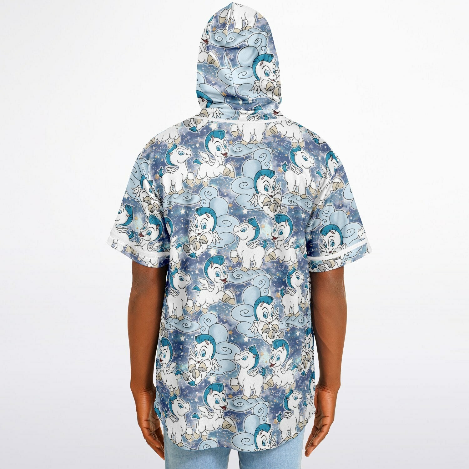 Baby Pegasus - Hooded Baseball Jersey
