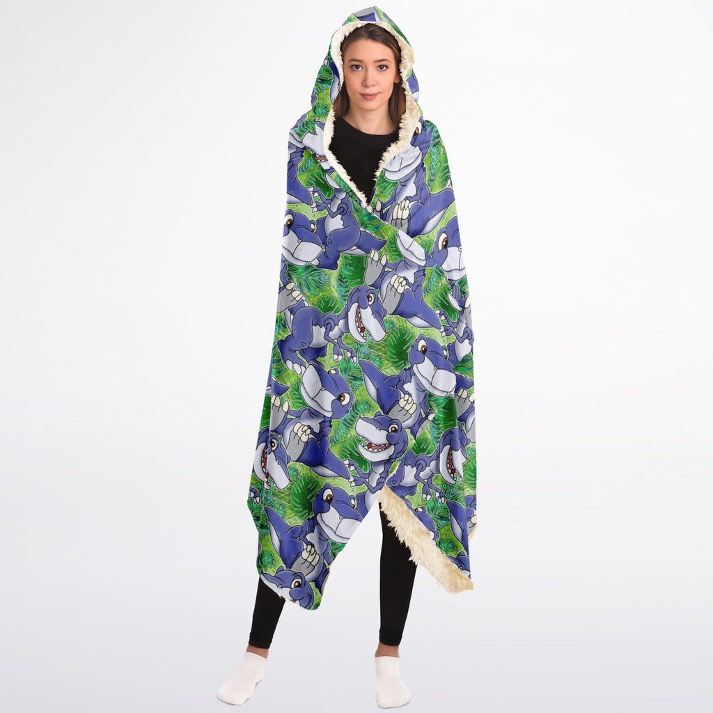 Chomper - Hooded Blanket Sherpa