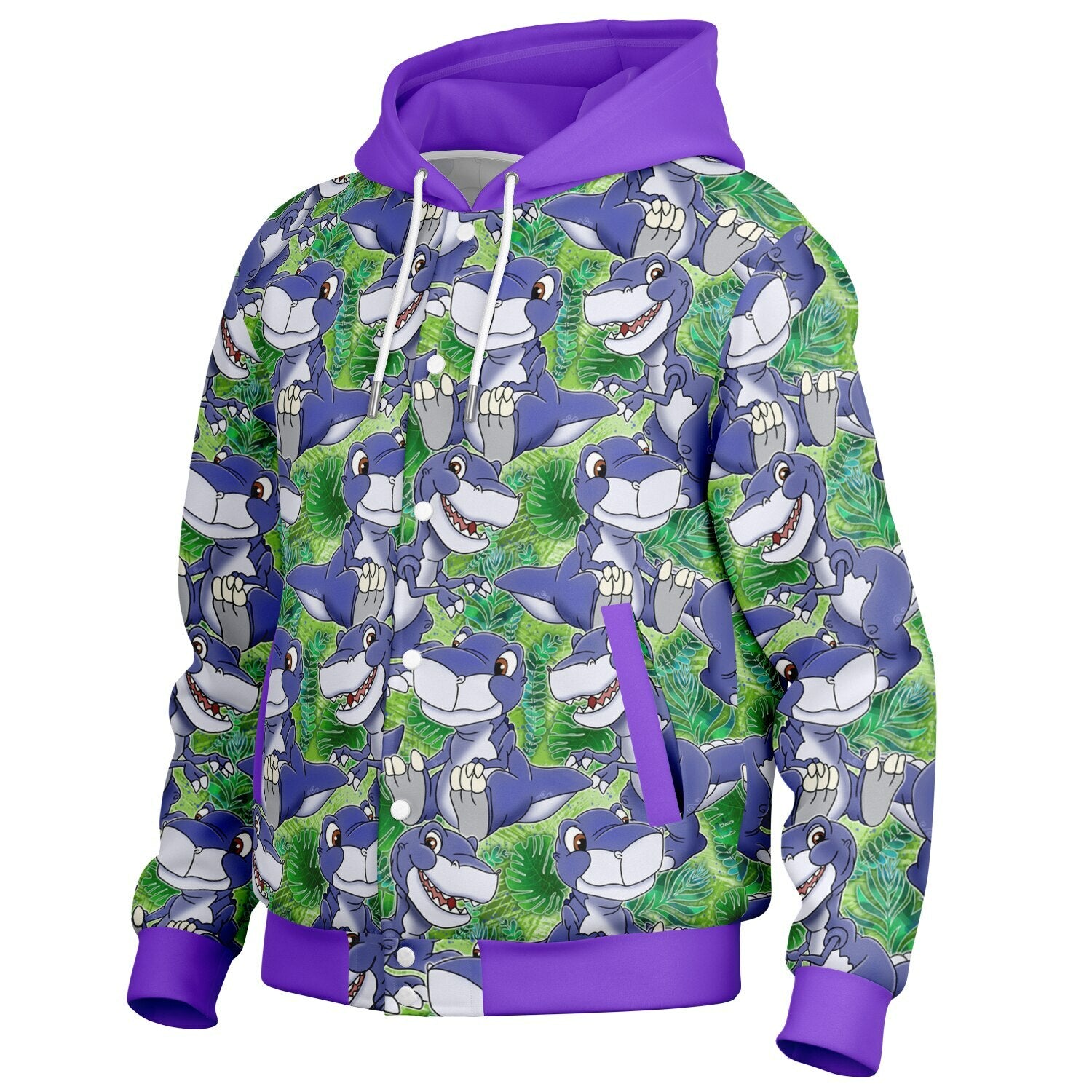 Chomper - Hooded Baseball Jacket