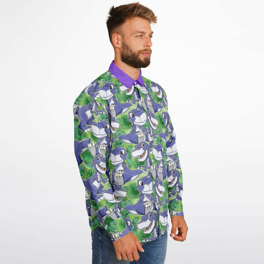 Chomper - Long Sleeve Button Down Shirt