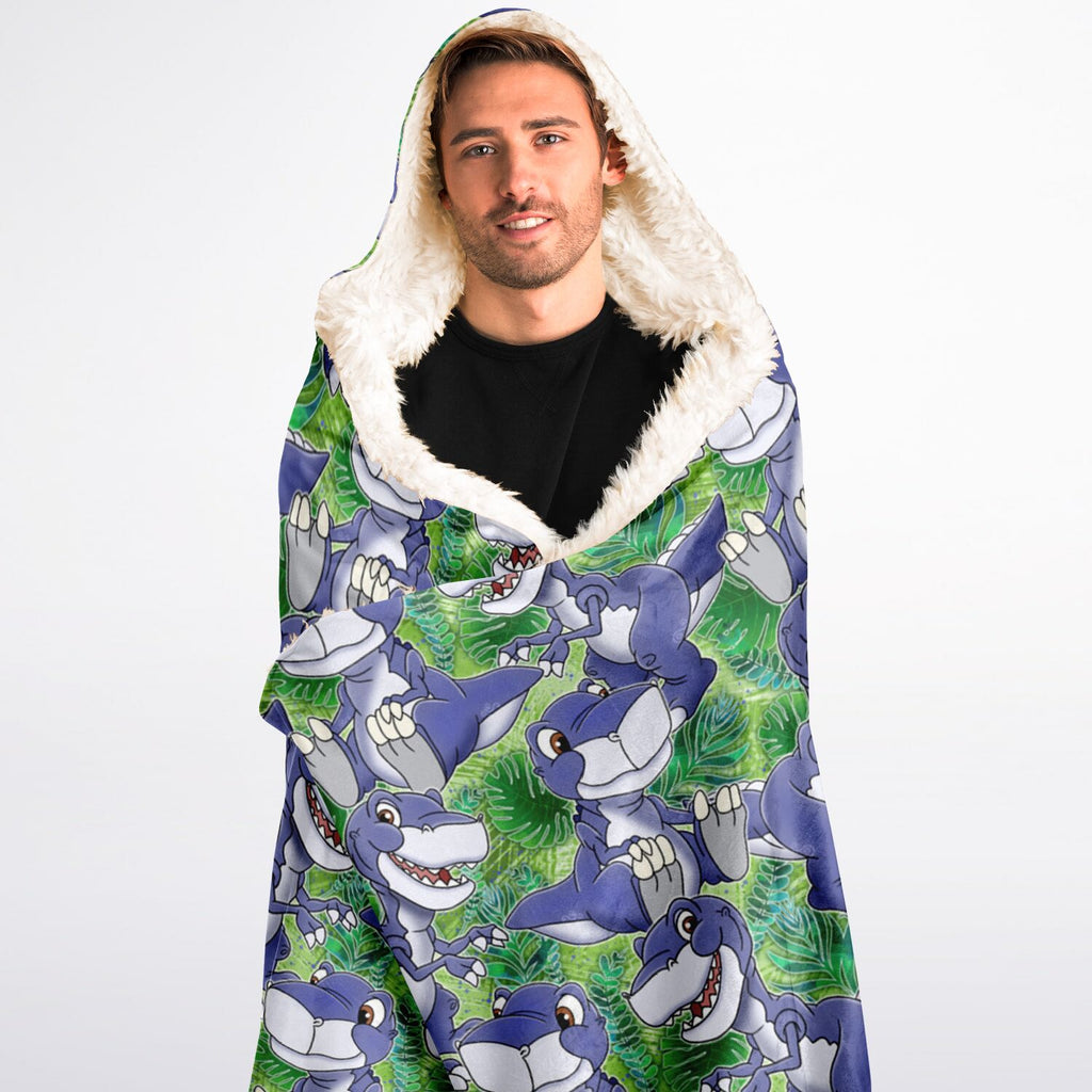 Chomper - Hooded Blanket Sherpa