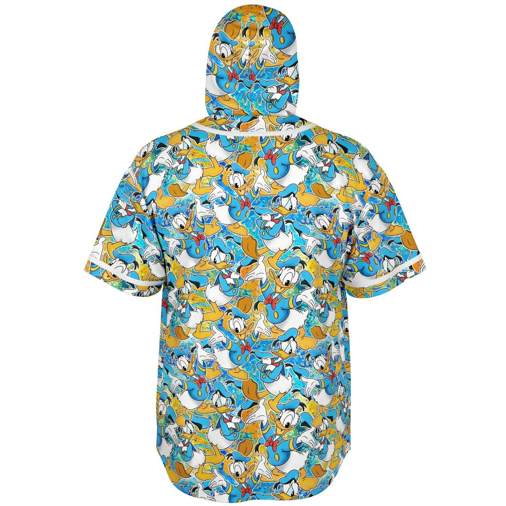 Donald Duck - Hooded Baseball Jersey