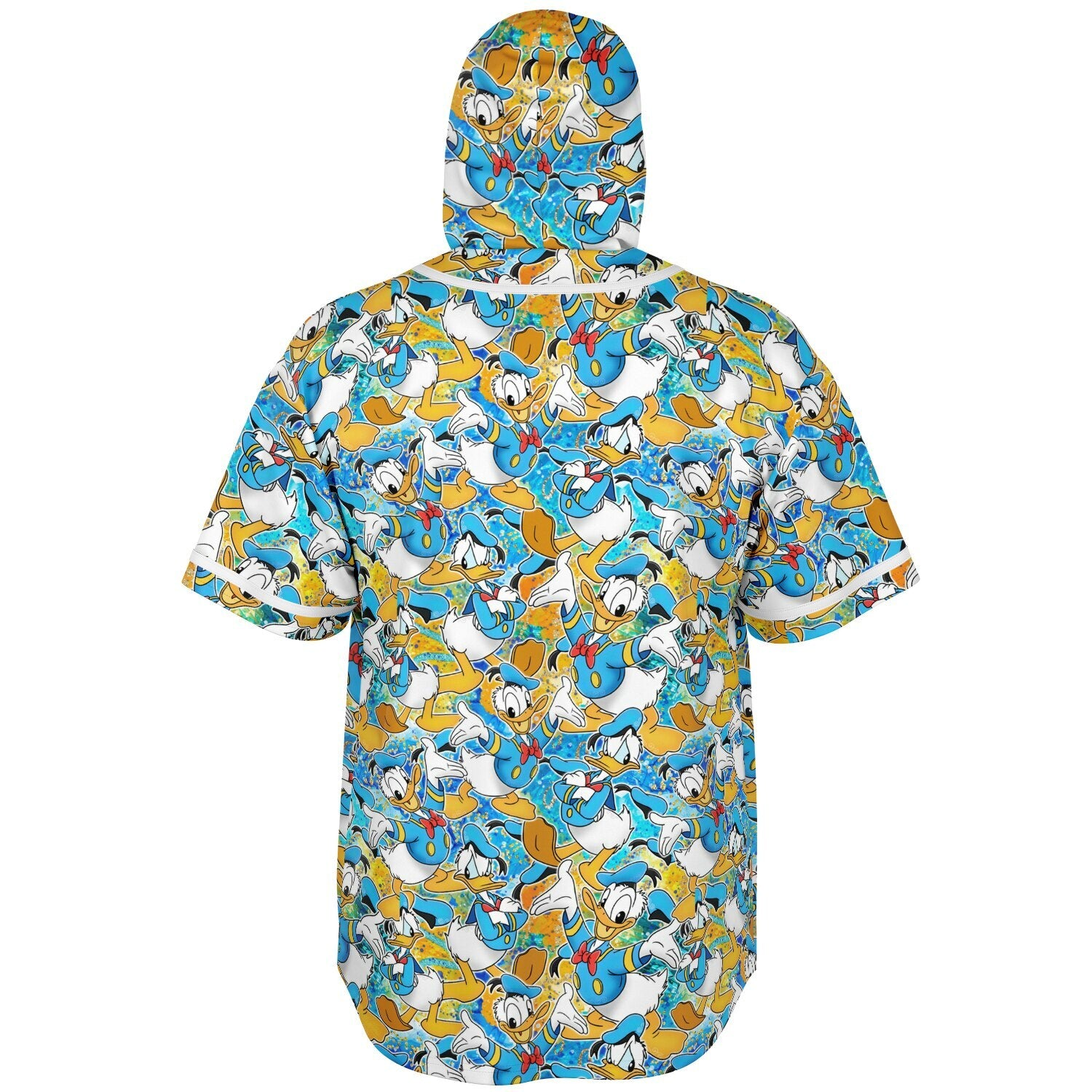 Donald Duck - Hooded Baseball Jersey
