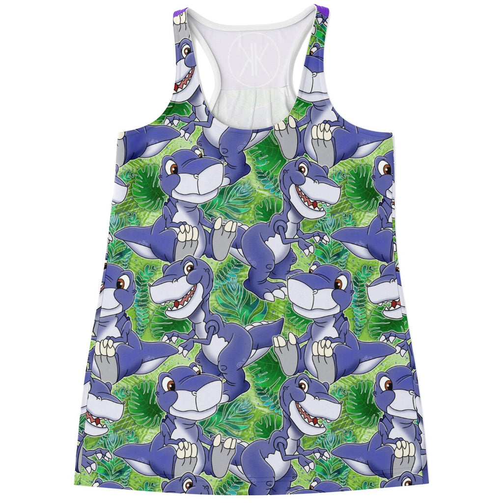 Chomper - Flowy Racerback Tank Top