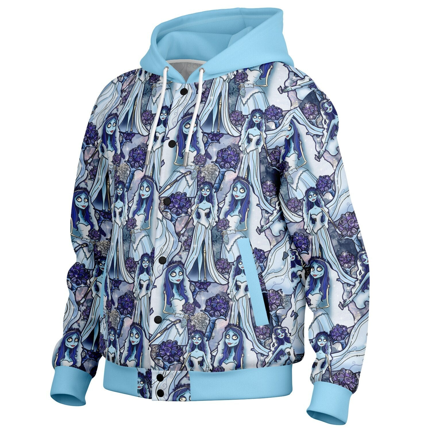 Emily - Hooded Baseball Jacket