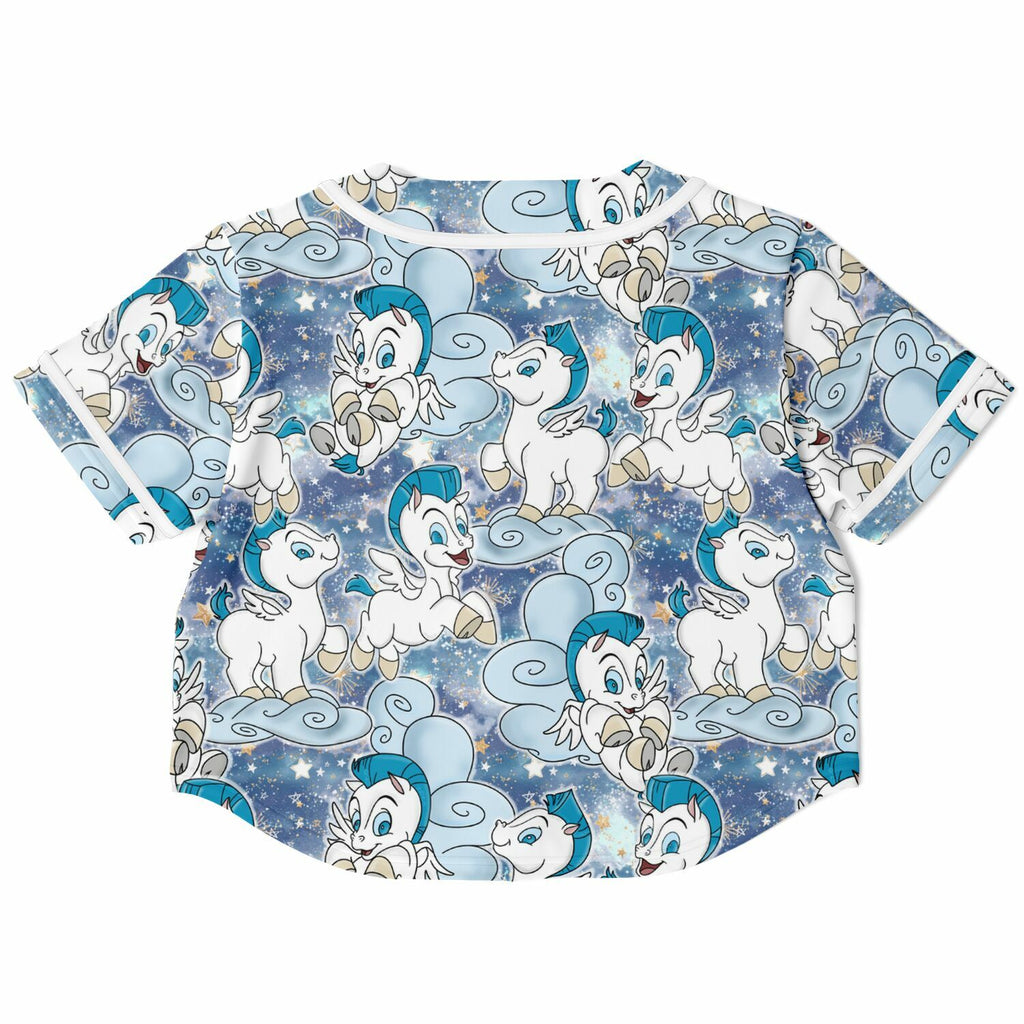 Baby Pegasus - Cropped Baseball Jersey