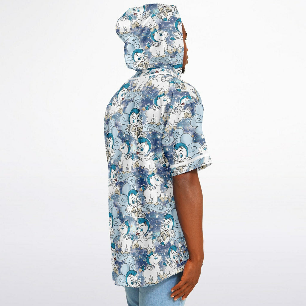 Baby Pegasus - Hooded Baseball Jersey