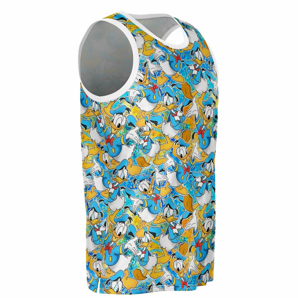 Donald Duck - Basketball Jersey