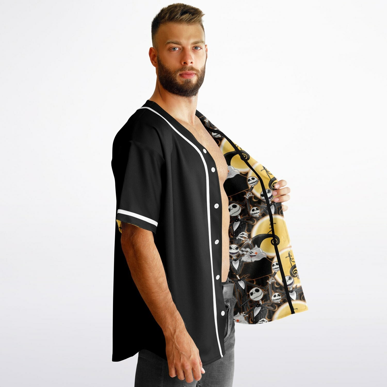 Jack Skellington - Reversible Baseball Jersey