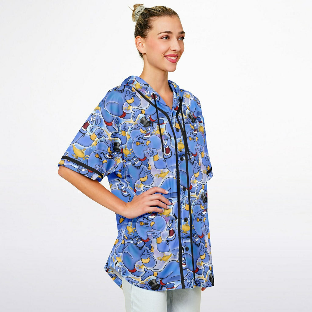 Genie - Hooded Baseball Jersey