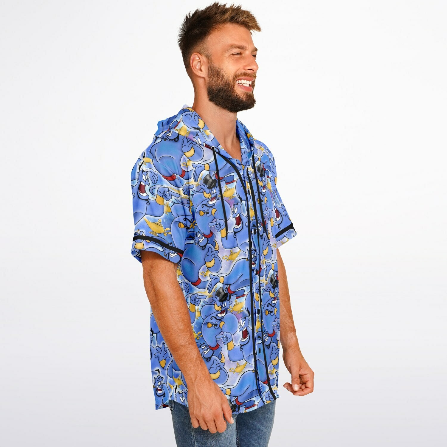 Genie - Hooded Baseball Jersey