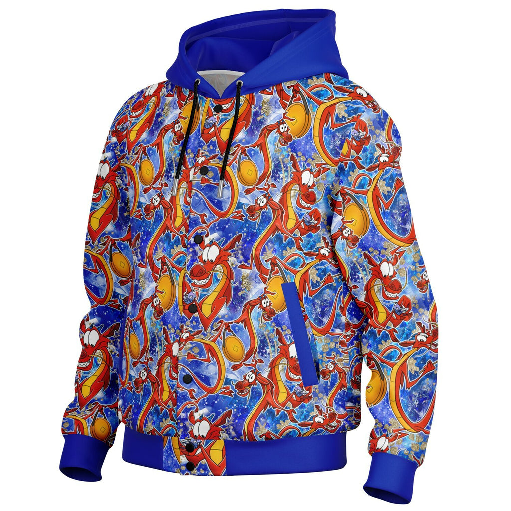 Mushu - Hooded Baseball Jacket