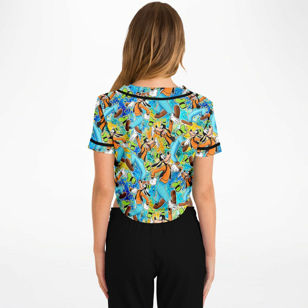 Goofy - Cropped Baseball Jersey