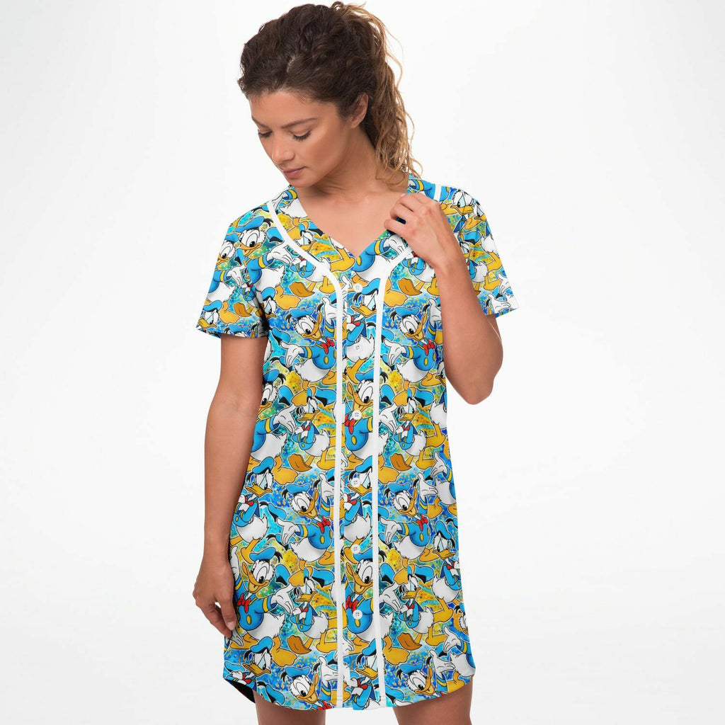 Donald Duck - Baseball Jersey Dress